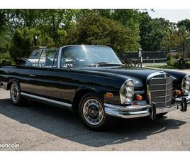 MERCEDES CLASSE S CABRIOLET 280 SE 1968 MERCEDES-BENZ 280SE CABRIOLET