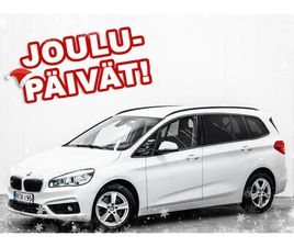 F46 GRAN TOURER 218I A BUSINESS - 7 -PAIKKAINEN, NAVI, KAMERA, LOHKOLÄMMITIN