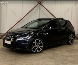VOLKSWAGEN GOLF GTD ◊ VW GOLF 7.5 GTD 2.0 TDI 184 CV DSG ALARME TOIT OUVRANT MATRIX LED ACC DCC VIRTUAL COCKPIT TÉL GRAND GPS CARPLAY JA 19’’ « BRESCIA » 2ÈME MAIN SUIVI VW & GARAN