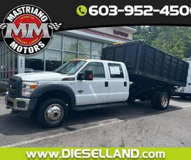 2016 FORD SUPER DUTY F-550 DRW CREW CAB DUMP BODY 6.7L POWERSTROKE DIESEL **FINA