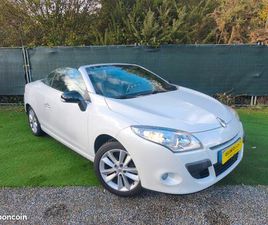 RENAULT MEGANE CC MÉGANE 3 CC CABRIOLET 1.4 TCE 130 - LUXE - CUIR - GPS - BLANC NACRÉ - SIÈGE CHAUFFANT - 124 000KMS