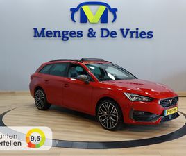 CUPRA LEON SPORTSTOURER 1.4 E-HYBRID VZ PERFORMANCE AIRCO ECC | PANORAMA | VIRTUAL | STOEL-STUUR VERWARMING | ADAPTIVE CRUISE | SFEER | ISOFIX | NAP