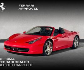 FERRARI 458 ITALIA SPIDER FERRARI 458 SPIDER ***FERRARI FRANKFURT***