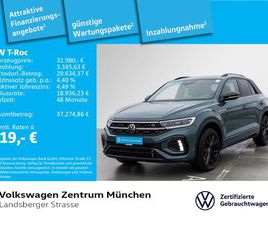 VOLKSWAGEN T-ROC T-ROC 2.0 TSI R-LINE 4MOTION BLACKSTYLE AHK ACC IQ.LIGHT NAVI REAR VIEW PARKASSIST IQ.DRIVE PANO APP