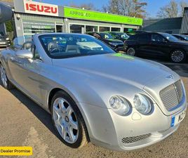 BENTLEY CONTINENTAL GTC 2007 BENTLEY CONTINENTAL 6.0 W12 2DR AUTO CONVERTIBLE PETROL AUTOMATIC