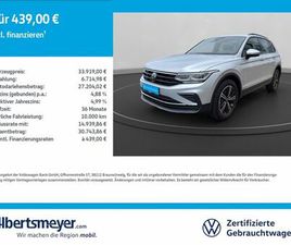 VOLKSWAGEN TIGUAN VOLKSWAGEN TIGUAN 2.0 TSI 4MOTION LIFE +STANDHEIZUNG+