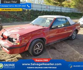 1989 PONTIAC SUNBIRD GT CONVERTIBLE