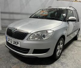 SKODA ROOMSTER 2012 SKODA ROOMSTER 1.6 TDI CR 105 SE 5DR MPV DIESEL MANUAL
