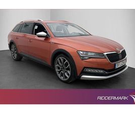 SKODA SUPERB COMBI SCOUT SKODA SUPERB SCOUT 4X4 TDI BUSINESS VÄRMARE COCKPIT B-KAMERA