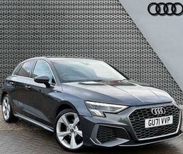 AUDI A3 SPORTBACK 35 TFSI AUDI A3 SPORTBACK S LINE 35 TFSI S TRONIC