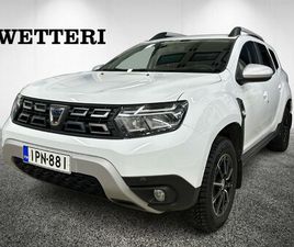 DACIA DUSTER DACIA DUSTER BLUE DCI 115 4X4 PRESTIGE - ALV-VÄHENNYSKELPOINEN/VETOKOUKKU/MEDIA NAV/PERUUTUSKAMERA/JAKOHIHNA VAIHDETTU 6/2025