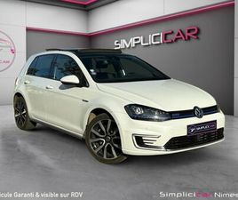 VOLKSWAGEN GOLF GTE VOLKSWAGEN GOLF 7 1.4 TSI 204 HYBRIDE RECHARGEABLE DSG6 GTE - TOIT OUVRANT - RÉGUL ADAPTATIF - CARPLAY - GARANTIE 12 MOIS