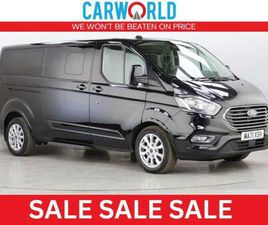 2021 FORD TOURNEO CUSTOM 2.0 ECOBLUE 130PS L/R 8 SEATER TITANIUM AUTO MPV DIESEL AUTOMATIC