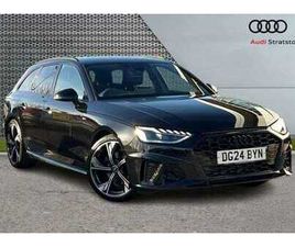 2024 AUDI A4 35 TFSI BLACK EDITION 5DR S TRONIC ESTATE PETROL AUTOMATIC