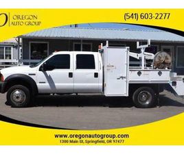 2006 FORD F550 MECHANICS SERVICE TRUCK 6.0L DIESEL 3200LB CRANE 4X4 4W