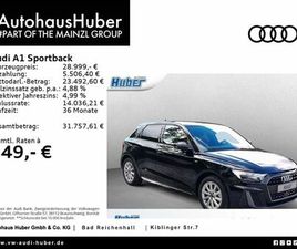 AUDI A1 SPORTBACK 30 TFSI AUDI A1 SPORTBACK S LINE 30 TFSI 85(116) KW(PS) S TRO