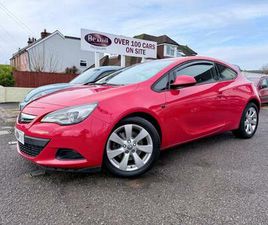 VAUXHALL ASTRA GTC 2012 VAUXHALL ASTRA GTC SPORT S/S HATCHBACK PETROL MANUAL