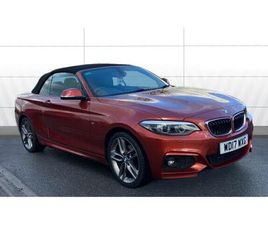 BMW SERIE 2 CABRIO 218 2017 BMW 2 SERIES 2.0TD 218D M SPORT CONVERTIBLE 2D