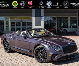 USED 2024 BENTLEY CONTINENTAL GT V8 NAPLES FL 34104