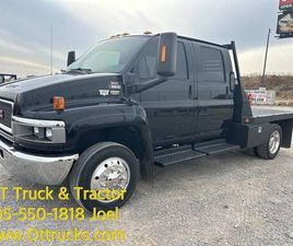 2006 GMC C5500 12595K MILES 6.6 DIESEL ALLISON TRANS FLATBED 2X4 6.6 D