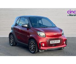 2020 SMART FORTWO COUPE 60KW EQ PRIME EXCLUSIVE 17KWH 2DR AUTO [22KWCH]