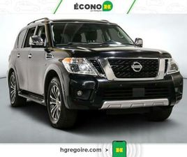 2018 NISSAN ARMADA SL AWD AUTO AC CUIR TOIT NAV MAGS CAM REC BLUETOOT