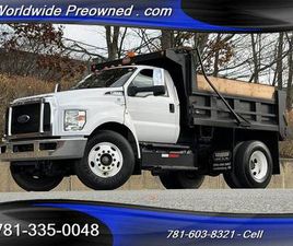2017 FORD F-650 DUMP TRUCK 10' DONOVAN BODY 81K MILES ONE OWNER F650