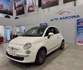 FIAT 500C 1.2 CABRIO AUTOMATICA FULL PELLE ROSSA