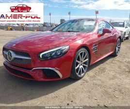 MERCEDES-BENZ SL 2017 R., 4,7L SL 550 4.7 BENZYNA 449KM