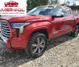 TOYOTA TUNDRA TOYOTA TUNDRA 2023R, 3,4L, 4X4, OD UBEZPIECZALNI 3.4 HYBRYDA 427KM