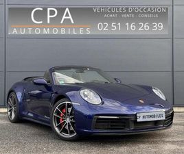 PORSCHE 911 CABRIOLET 992 CARRERA S TYPE 992 CARRERA S CABRIOLET 3.0 450 CH PDK / IMMAT FRANCE SUPERBE ETAT