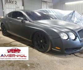 BENTLEY CONTINENTAL GT BENTLEY CONTINENTAL GT 2004 R., 6,0L CONTINENTAL GT 6.0 BENZYNA 552KM
