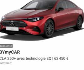 MERCEDES CLA CLA 250 VOITURE MERCEDES CLA 250+EQ ÉDITION LIMITED