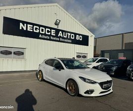 MAZDA 3 MAZDA MAZDA3 2.2L SKYACTIV-D 150 CV 116500 KM 09/2015 SIÈGES CHAUFFANTS CAMÉRA DE RECUL JANTES KESKIN OR