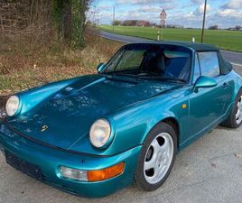 PORSCHE 911 CABRIOLET 964 PORSCHE 964 CABRIO C00 FZG WIMBLEDON GRÜN AUTOMATIK