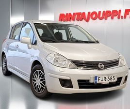NISSAN TIIDA 5D VISIA 1,6 L 5M/T - 14 PÄIVÄN PALAUTUSOIKEUS - SUOMI-AUTO, ILMASTOINTI, LOHKOLÄMMITIN+ SISÄHAARA