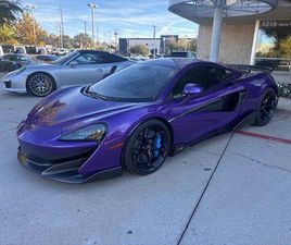 2019 MCLAREN 600LT RARE MSO MAUVINE BLUE TONS OF CARBON LUXURY PACK NOSE LIFT