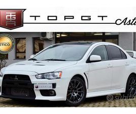 MITSUBISHI LANCER EVOLUTION MITSUBISHI LANCER EVO X 295CV MANUALE, EURO 5