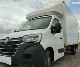 RENAULT MASTER III 20M3 DCI 145 - HAYON 1M60 - 1ÈRE MAIN CT OK - CAISSE DE CHARGEMENT AVEC CAPUCINE ET PORTE LATÉRALE - 57300 KM