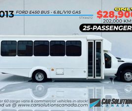 2013 FORD F-450 SUPER DUTY !!! 25-PASSENGER !!! PASSEGER BUS