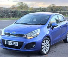 KIA RIO 2012 KIA RIO 1.1 RIO 2 ECODYNAMICS CRDI 5DR HATCHBACK DIESEL MANUAL