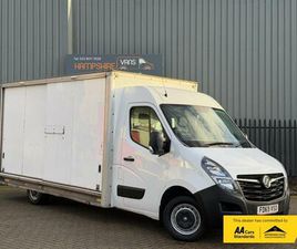 VAUXHALL MOVANO 2020 VAUXHALL MOVANO 2.3 CDTI 3500 LUTON 4DR DIESEL MANUAL FWD L3 H1 EURO 6 (20M3) (130 PS) LUTON...