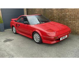 1989 TOYOTA MR2 ROUGE MANUEL, 5 VITESSES CONDUITE À DROIT...