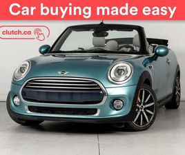 USED 2018 MINI COOPER CONVERTIBLE COOPER W/BLUETOOTH, REARVIEW CAMERA, CRUISE CONTROL