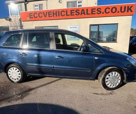VAUXHALL ZAFIRA 2011 VAUXHALL ZAFIRA 1.6 EXCLUSIV
