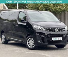 VAUXHALL VIVARO 2021 VAUXHALL VIVARO TURBO D 3100 SPORTIVE PANEL VAN DIESEL MANUAL
