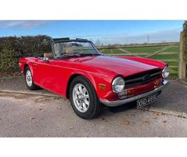1973 TRIUMPH TR6 ROUGE MANUEL, 5 VITESSES CONDUITE À DROI...