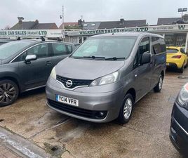 NISSAN NV200 NISSAN NV200 1.5 DCI ACENTA MPV DOUBLE CAB 5DR DIESEL MANUAL EURO 5 (5 SEAT) (90 PS)