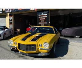 1973 CHEVROLET CAMARO JAUNE AUTOMATIQUE, 5 VITESSES CONDU...