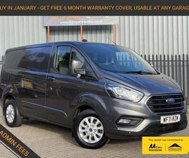 2021 FORD TRANSIT CUSTOM 1.0 340 ECOBOOST 13.6KWH LIMITED PANEL VAN 5DR PETROL PLUG-IN HYBRID AUT...